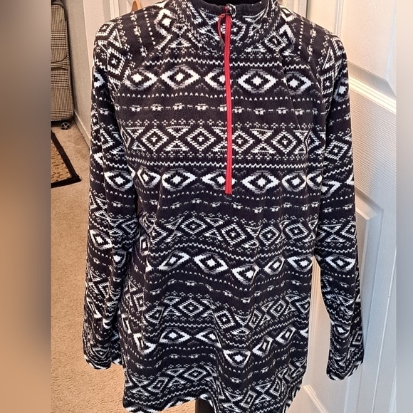 Eddie Bauer Mock Neck Fleece Pullover   Size XXL - Picture 5 of 7